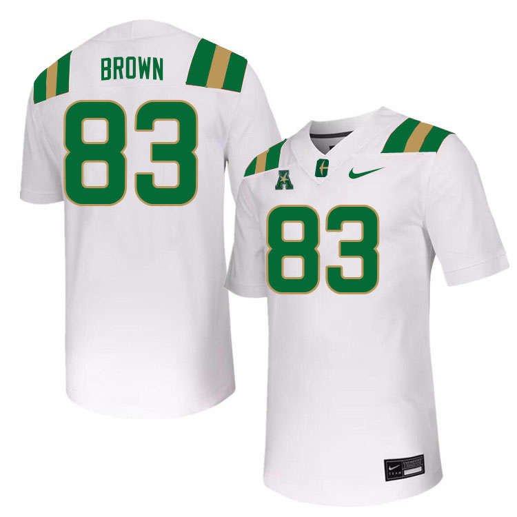 Charlotte 49ers #83 Sean Brown College Football Jerseys Stitched Sale-White